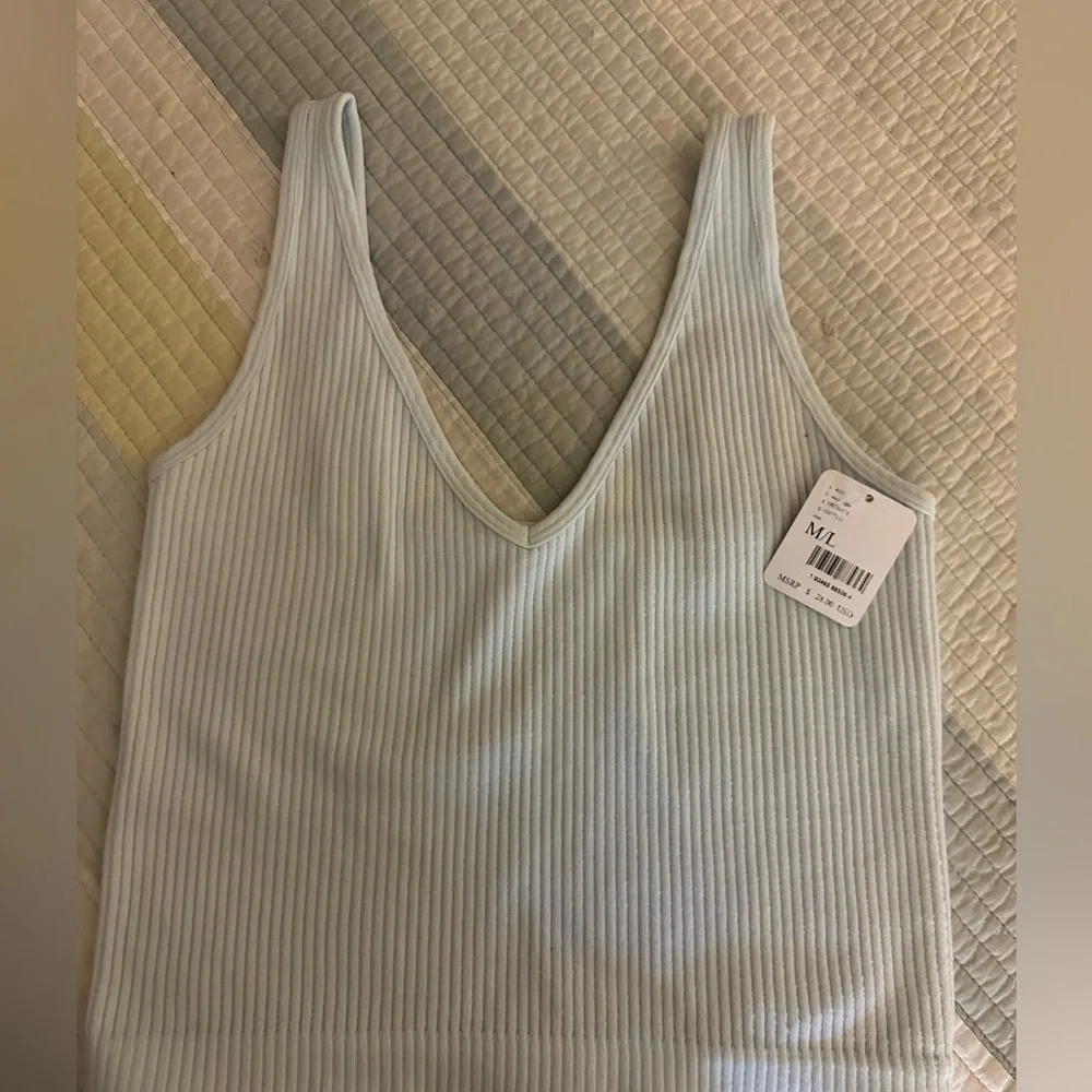 Free People Brami  Ice Blue M/L NWT - Picture 2 of 4